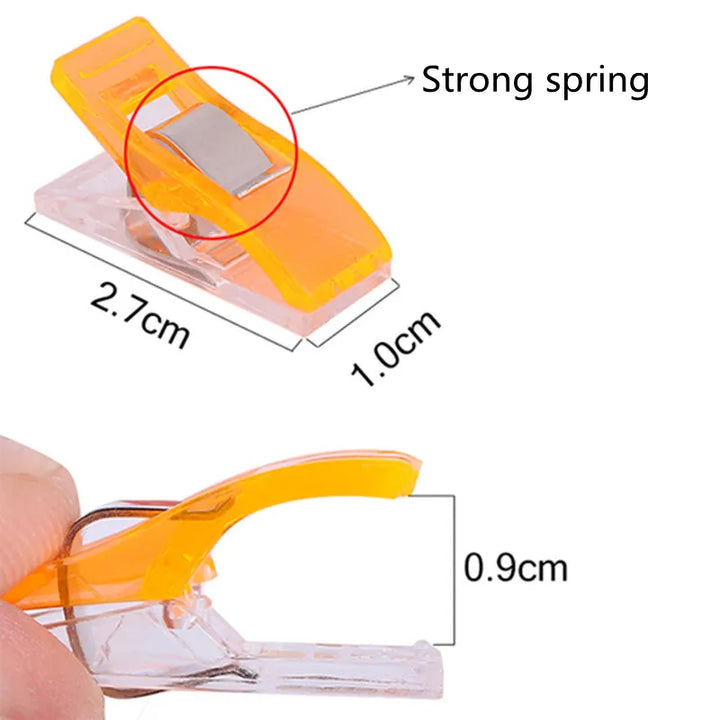 Sewing Clip Plastic Multi-purpose Safety Clips Binding Clips 50/20/10PCS