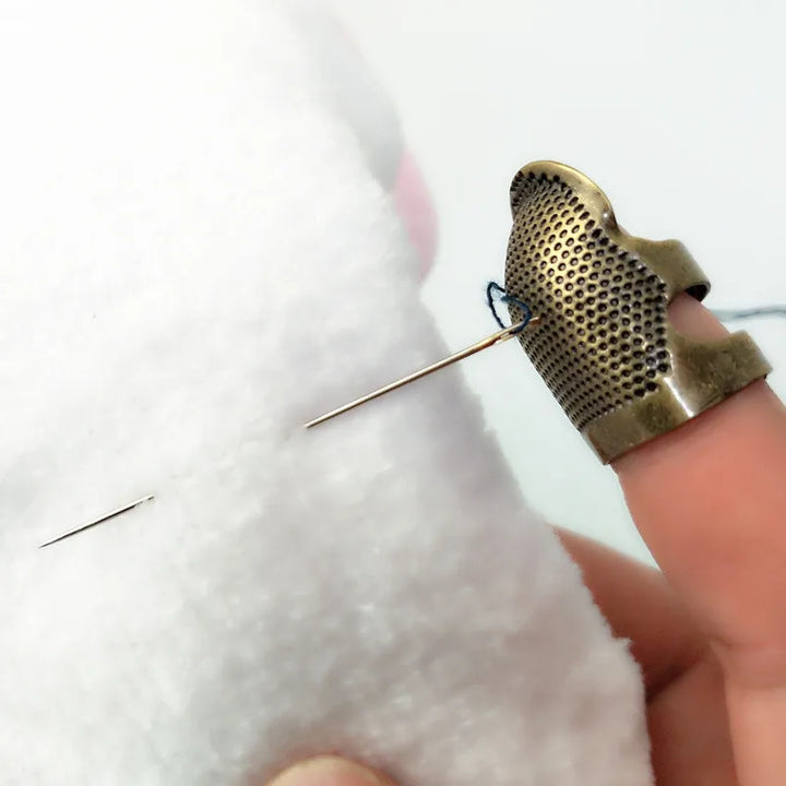 Thimble Ring Retro Finger Protector Needle Thimble Sewing Tools Accessories 1PCS