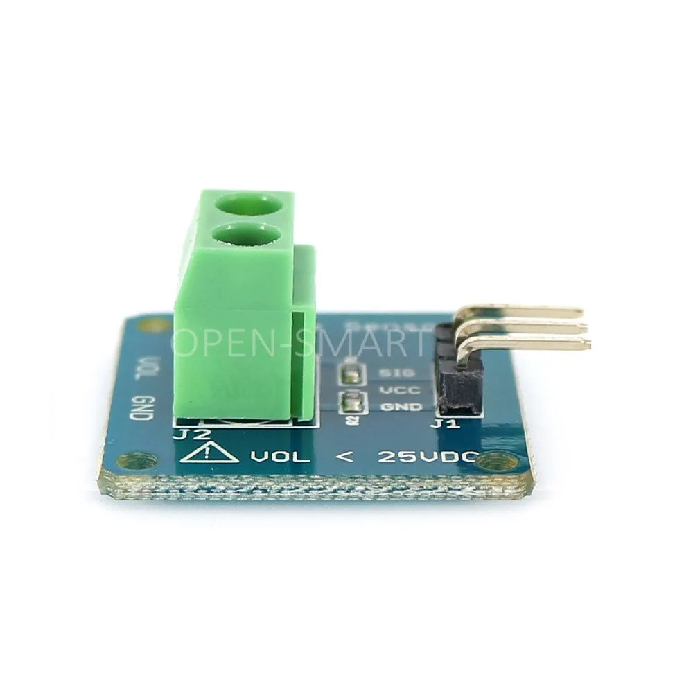 High Accuracy DC Voltage Sensor Module Voltage Detector Voltage Divider Detect Module Compatible for Arduino