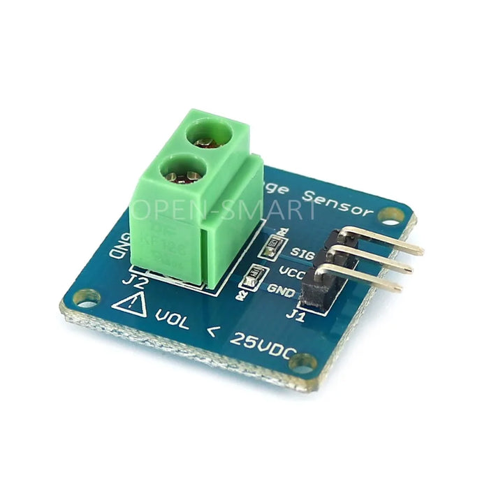 High Accuracy DC Voltage Sensor Module Voltage Detector Voltage Divider Detect Module Compatible for Arduino