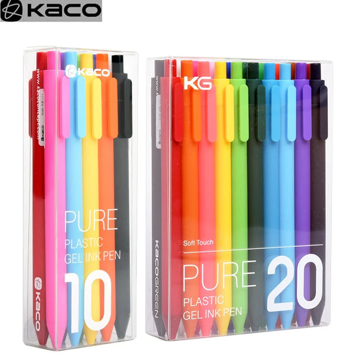 Gel Pens Assorted Colors Retractable  - 0.5mm, Color Ink, Smooth Writing for Journals, Notebooks, Planner, Drawing, Stationery