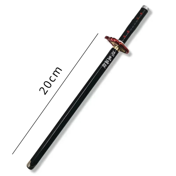 Japan Anime Demon Model Gel Pen 0.5mm Black Refill with Pen Rack Cosplay Prop Kid Student Gift Slayer Weapon Sword