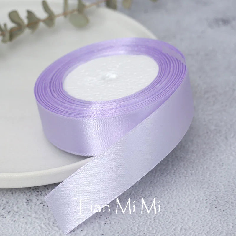 Satin Ribbon 25yards/Roll 6mm 10mm 15mm 25mm 38mm 50mm