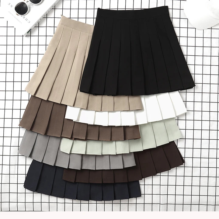 Skirt Women's High Waist Style Pleated Skirt