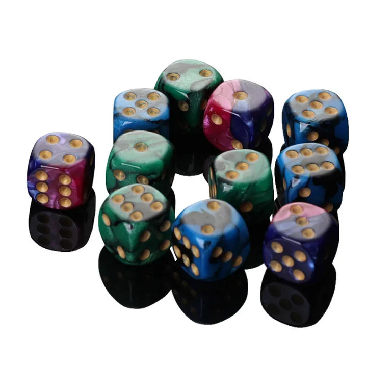 Dice 6 Sided Point Dice Game 16mm 5pcs/set