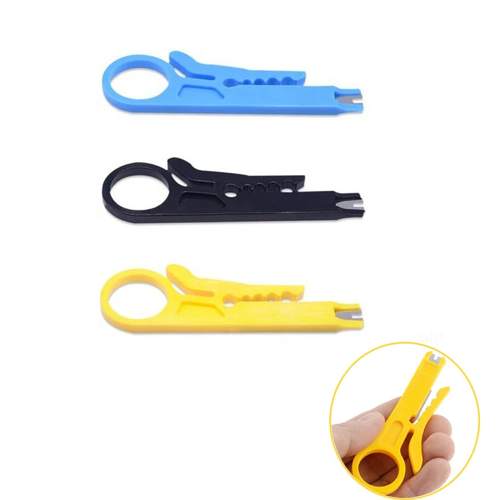 Wire Stripper Knife Crimper Pliers Crimping Tool Cable Stripping Wire Cutter Multi Tools Cut Line 1PC