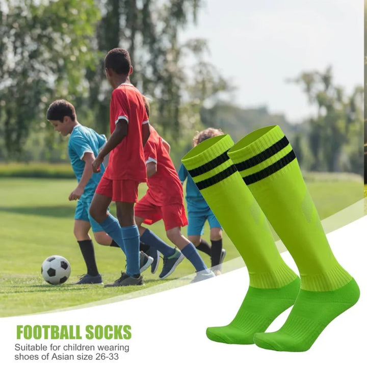 Kids Sports Socks Long Knee Cotton 1 Pair