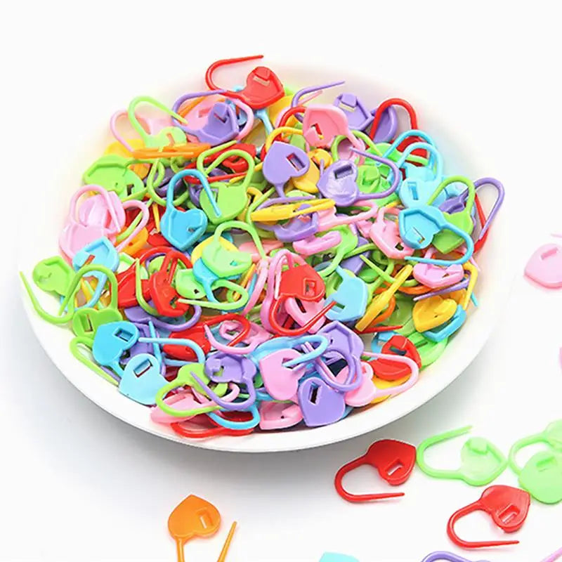 Locking Stitch Markers Crochet Knitting Tools Mixed Color 20/50pcs