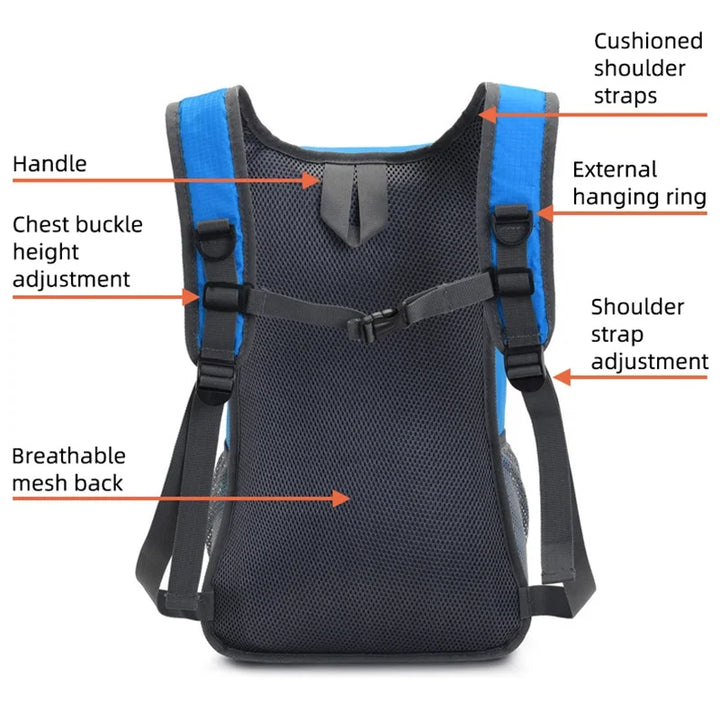 Sports Backpack Camping Rucksack Waterproof Mountaineering Climb Bag