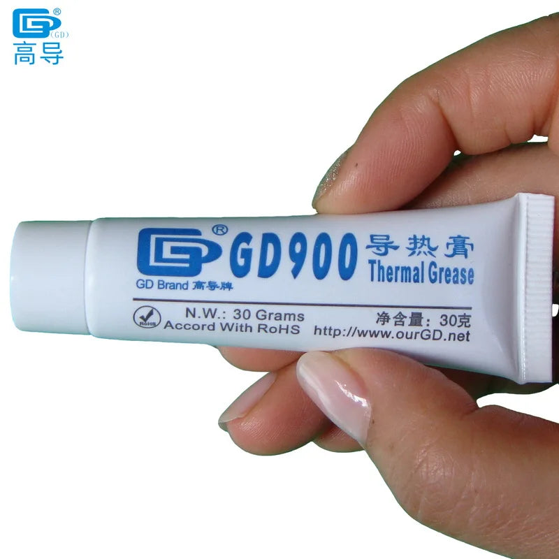 Net Weight 0.5/30/100/150 Grams GD900 Thermal Conductive Grease Paste Plaster Heat Sink Compound for CPU GPU MB CN ST HT
