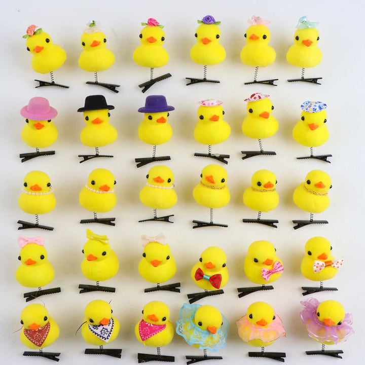 Little Yellow Duck Hairpin Duck Hair Clip Party Gifts 10/20/50/100Pcs