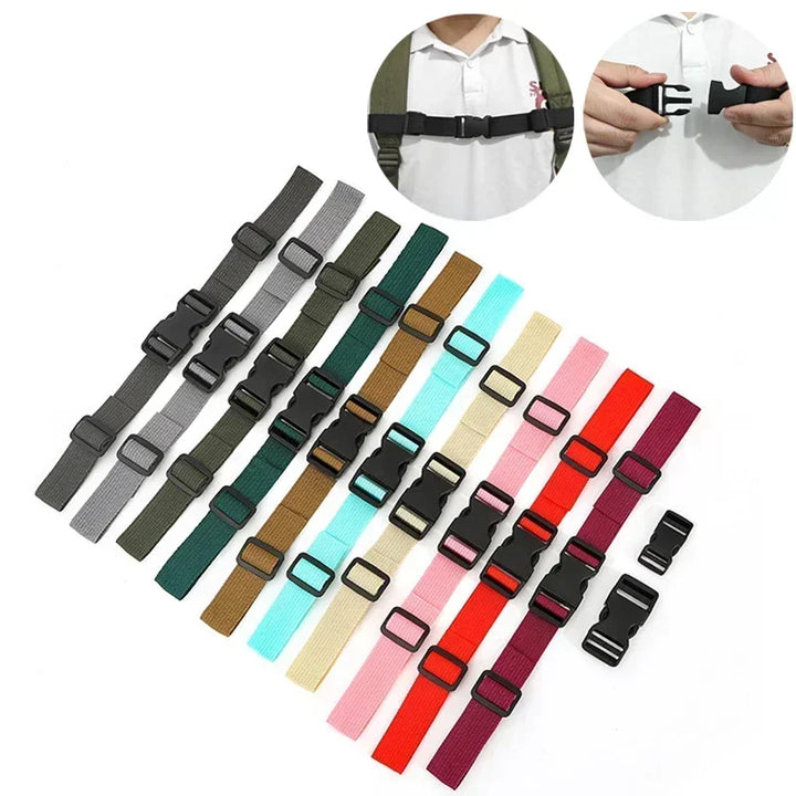 Backpack Chest Bag Strap Harness Adjustable Strap For Bag Outdoor Camping Tactical Bags Straps Accessories For Backpack