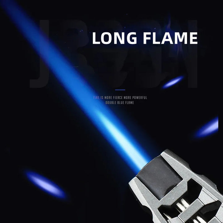Flame Fire Torch Outdoor Powerful Flame Camping Gun Lighter Tool Without Butane Gas
