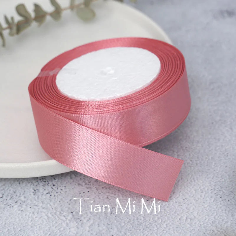 Satin Ribbon 25yards/Roll 6mm 10mm 15mm 25mm 38mm 50mm