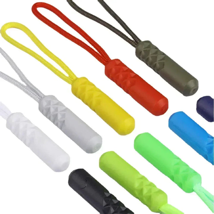 5/10pcs/set Zippers Pull Rope Tag Replacement Broken Buckle Fixer Suitcase Tent Backpack Zipper Cord