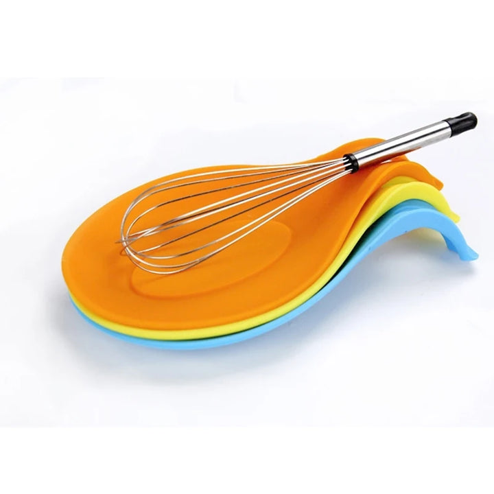 Silicone Multipurpose Spoon Rest Holder Kitchen Utensil
