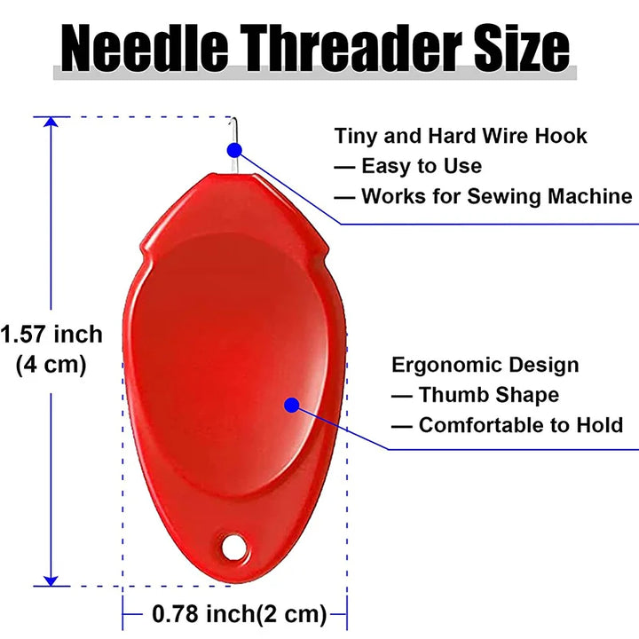 Auto Needle Threader Needle Guide Threader Cross-Stitch Tool 5/10/20Pcs