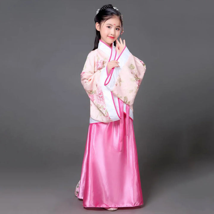 Traditional Dresses Chinese Outfit Girls Costume Hanfu Dress for Children