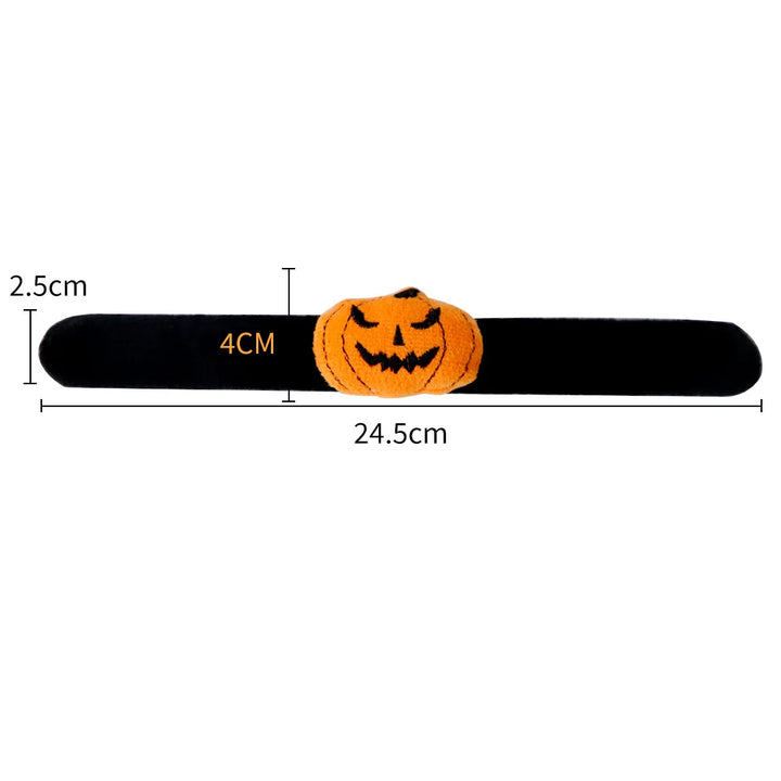 1Pcs Halloween Wristband Pumpkin Spider Clapping Circle Children's Clapping Circle Bracelet Creative Holiday Ornaments