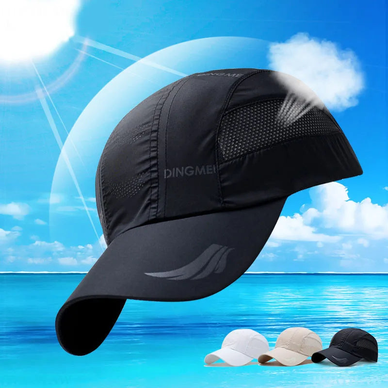 Sports/ Running/ Golf Sweat Baseball Cap Mesh Hat