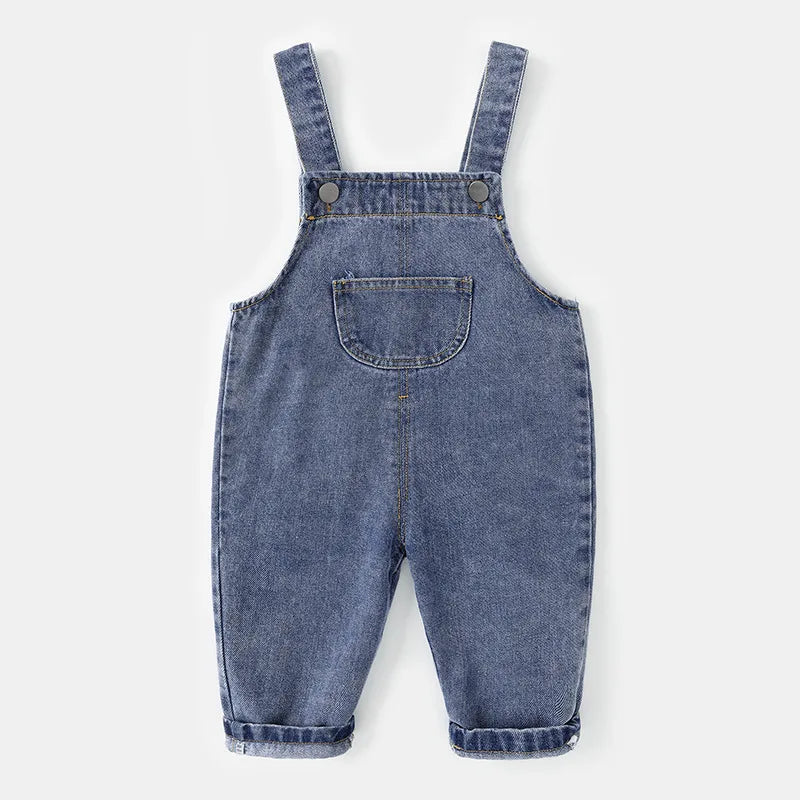 Baby Overalls Solid Toddler Denim Overall Jumpsuits