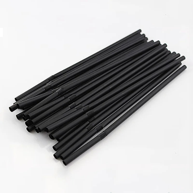 50-3000PCS Colorful & Black Straws