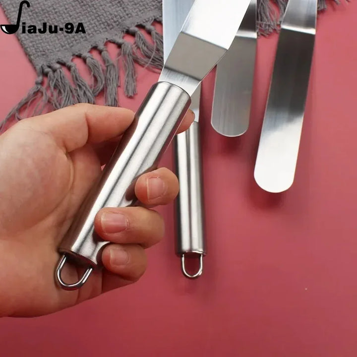 Stainless Steel Icing Spatula for Cake DIY Cake Decorating Tools 6/8/10/12 Inch