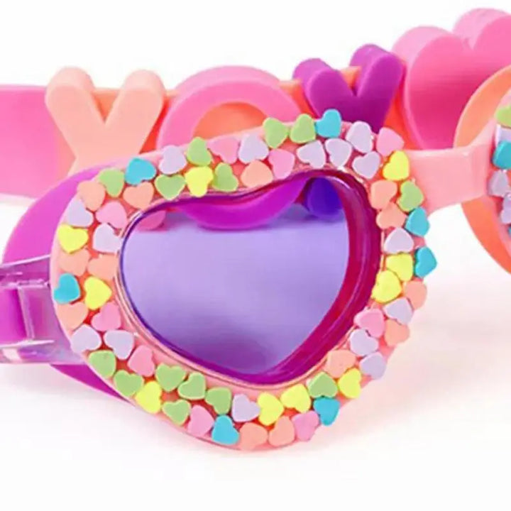 Children's Swimming Goggles Heart Shape Fogging Proof Swim Glasses For Children