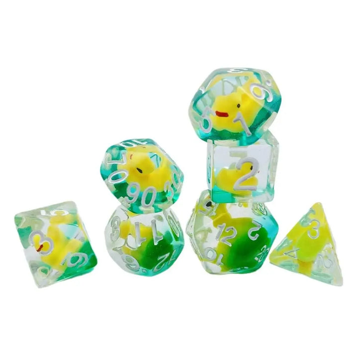 Tortoise Dice Set Polyhedral Game Dice For DND Accessories Polyhedral Dice 7Pcs