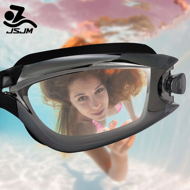 Adult Anti-fog UV Protection Lens Swimming Goggles Silicone